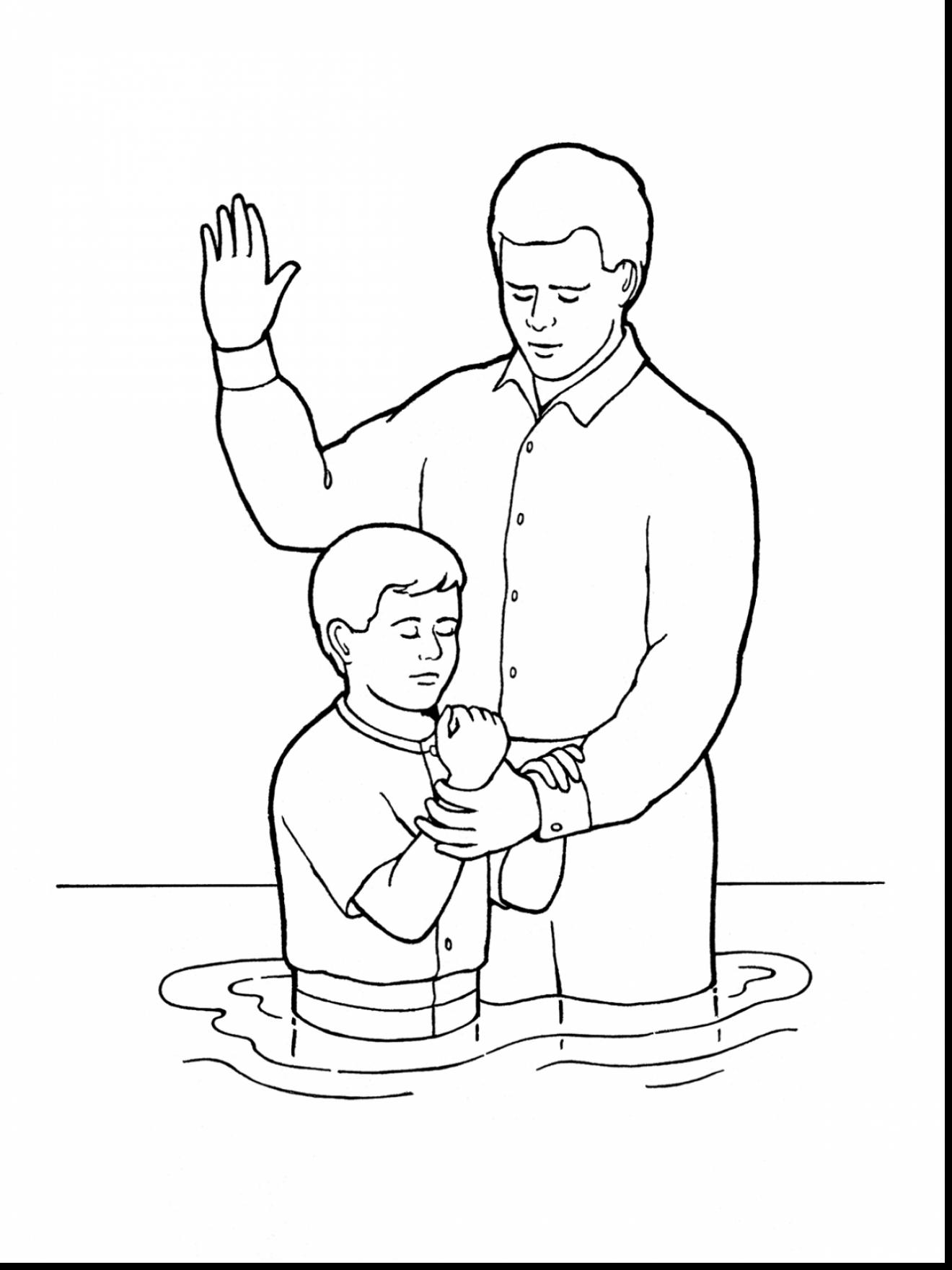 1320x1760 Baptism Coloring Pages