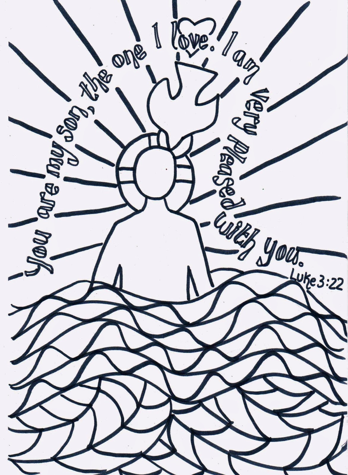 1173x1600 Rare Baptism Coloring Pages Jesus Download