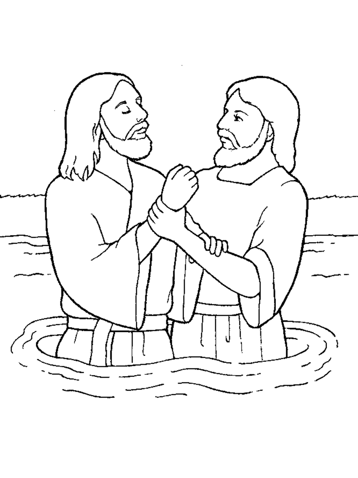 1200x1600 Baptism Colouring Sheets Coloring Pages To Print Adult Baptismal