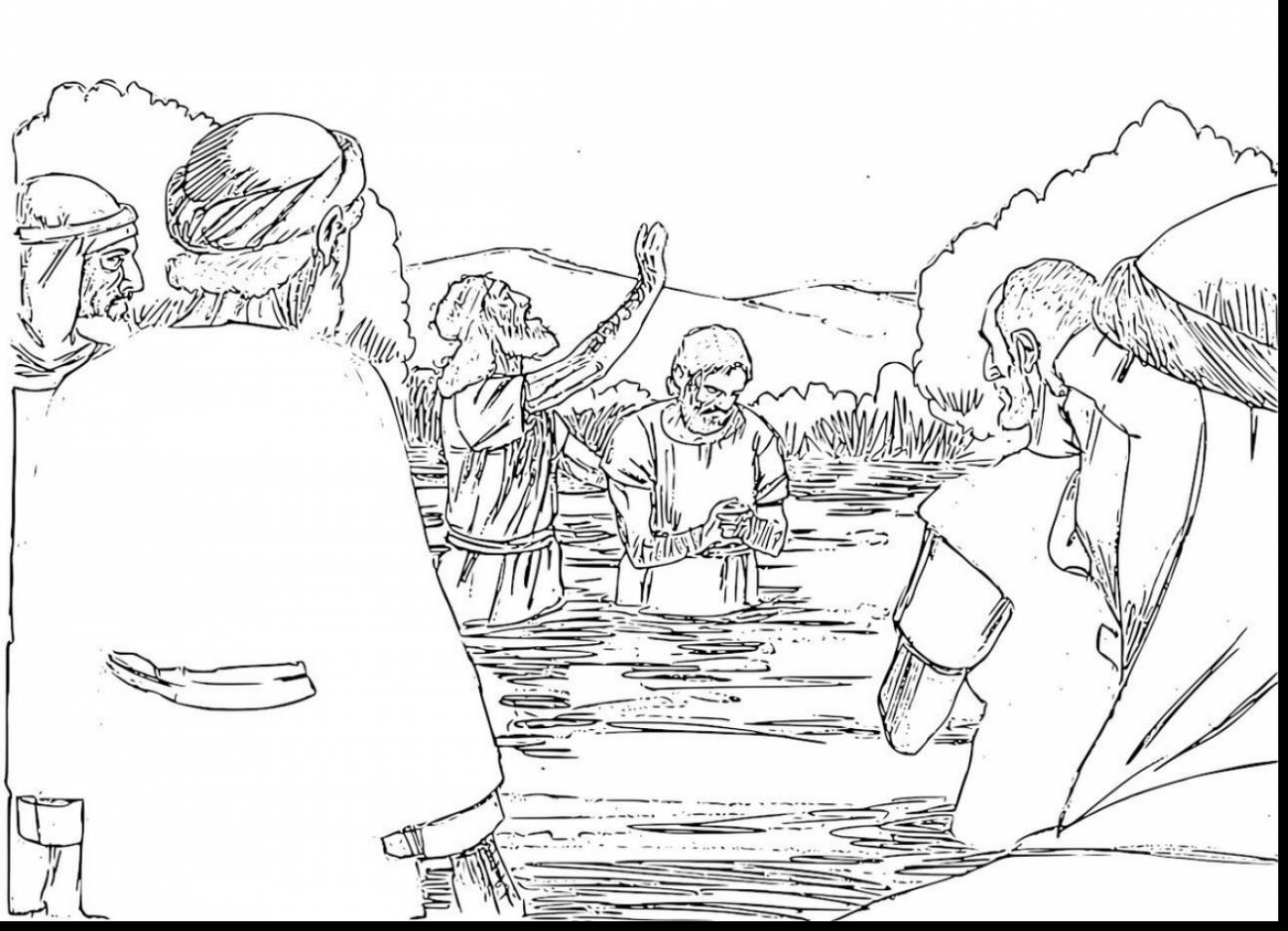 1320x954 Direct Baptism Coloring Pages Printables Awesome John The Baptist