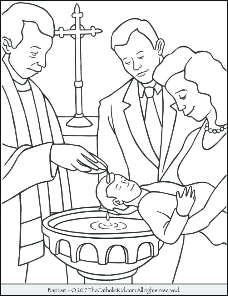 730x945 Sacrament Coloring Pages Sacrament Of Baptism Coloring Page