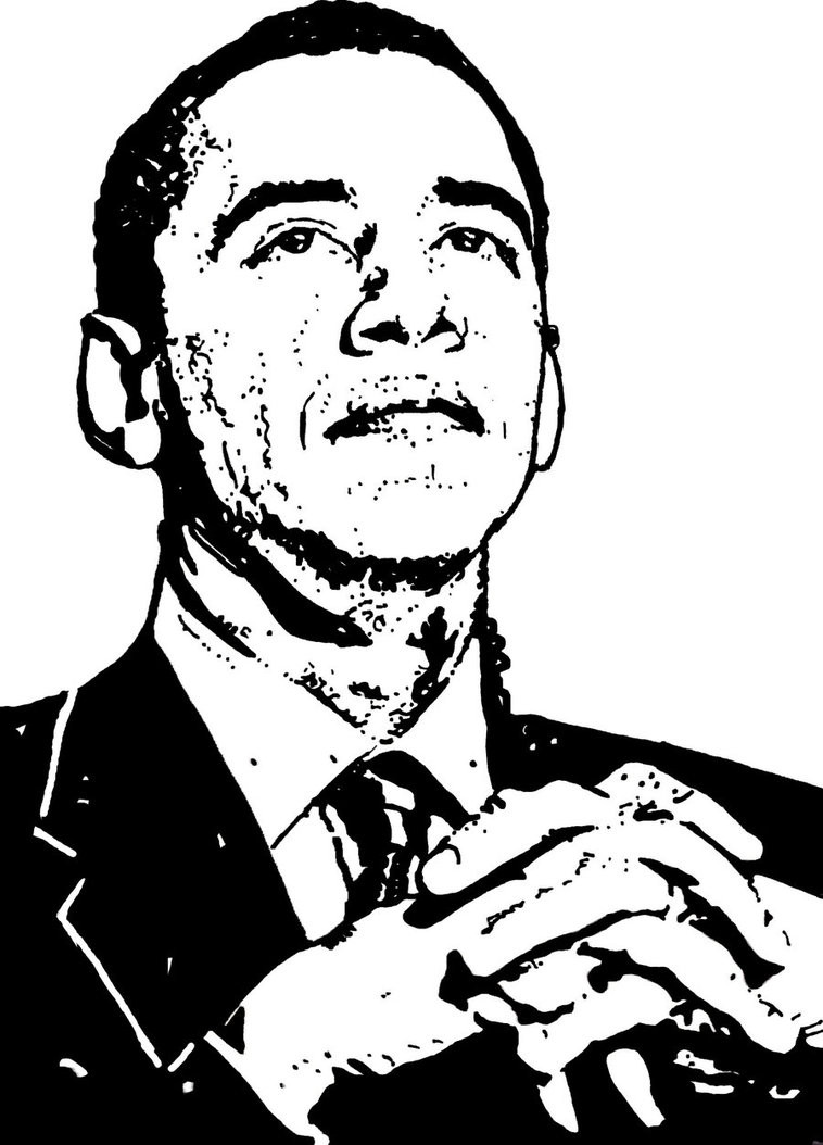 758x1054 Barack Obama Color Pages