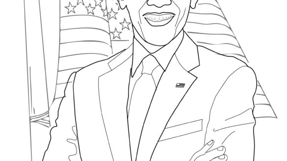 585x329 Barack Obama Coloring Page 24 With Barack Obama Coloring Page