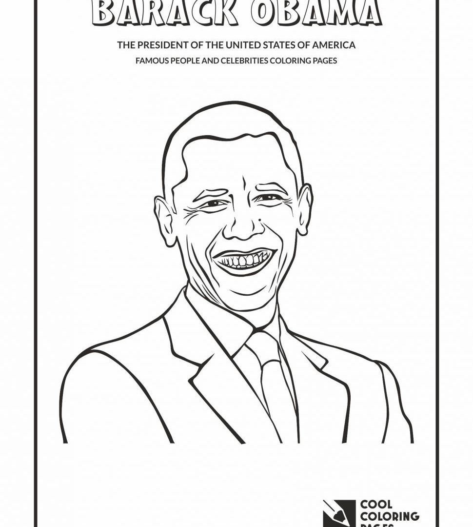Barack Obama Coloring Pages Printable