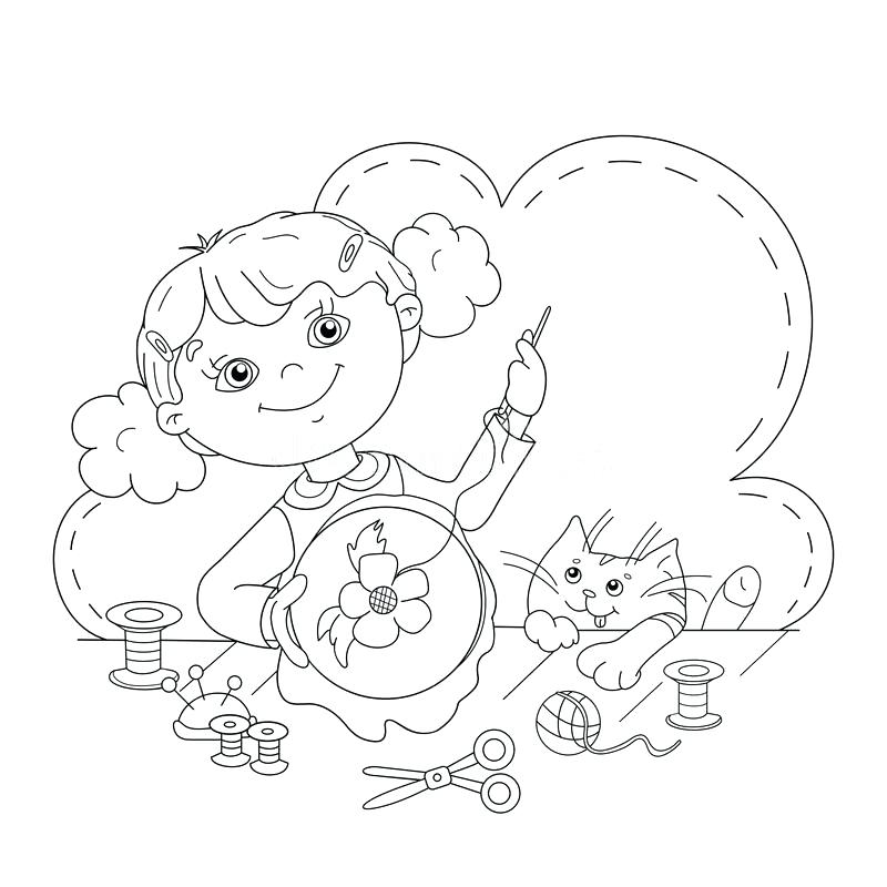 800x800 Scissors Coloring Page Barber Coloring Pages Coloring Cardboard