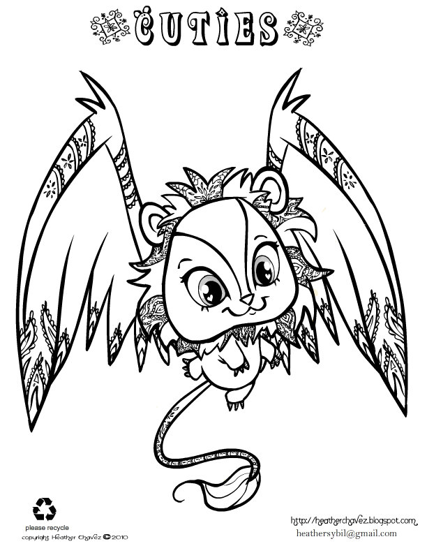 612x792 Littlest Pet Shop Cuties Clipart