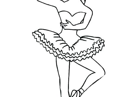 440x330 Coloring Pages Ballerina Free Ballerina Coloring Pages Ballerina