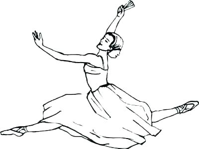 400x300 Coloring Pages Barbie Ballerina
