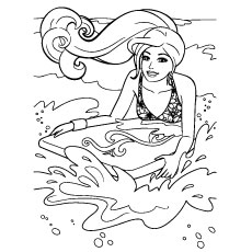 230x230 Top 50 Free Printable Barbie Coloring Pages Online