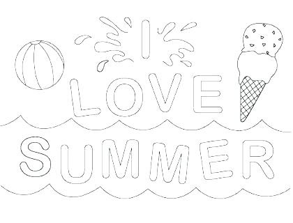 420x320 Coloring Pages Beach