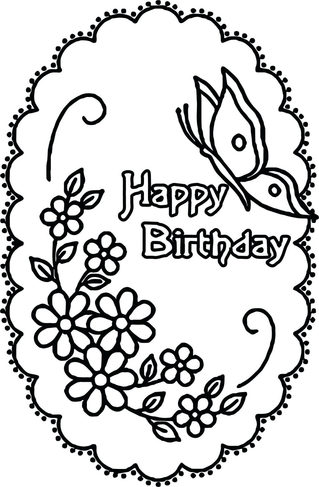 1024x1562 Coloring Pages ~ Happy Birthday Coloring Page Pages For Toddlers