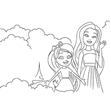 230x230 Top 50 Free Printable Barbie Coloring Pages Online