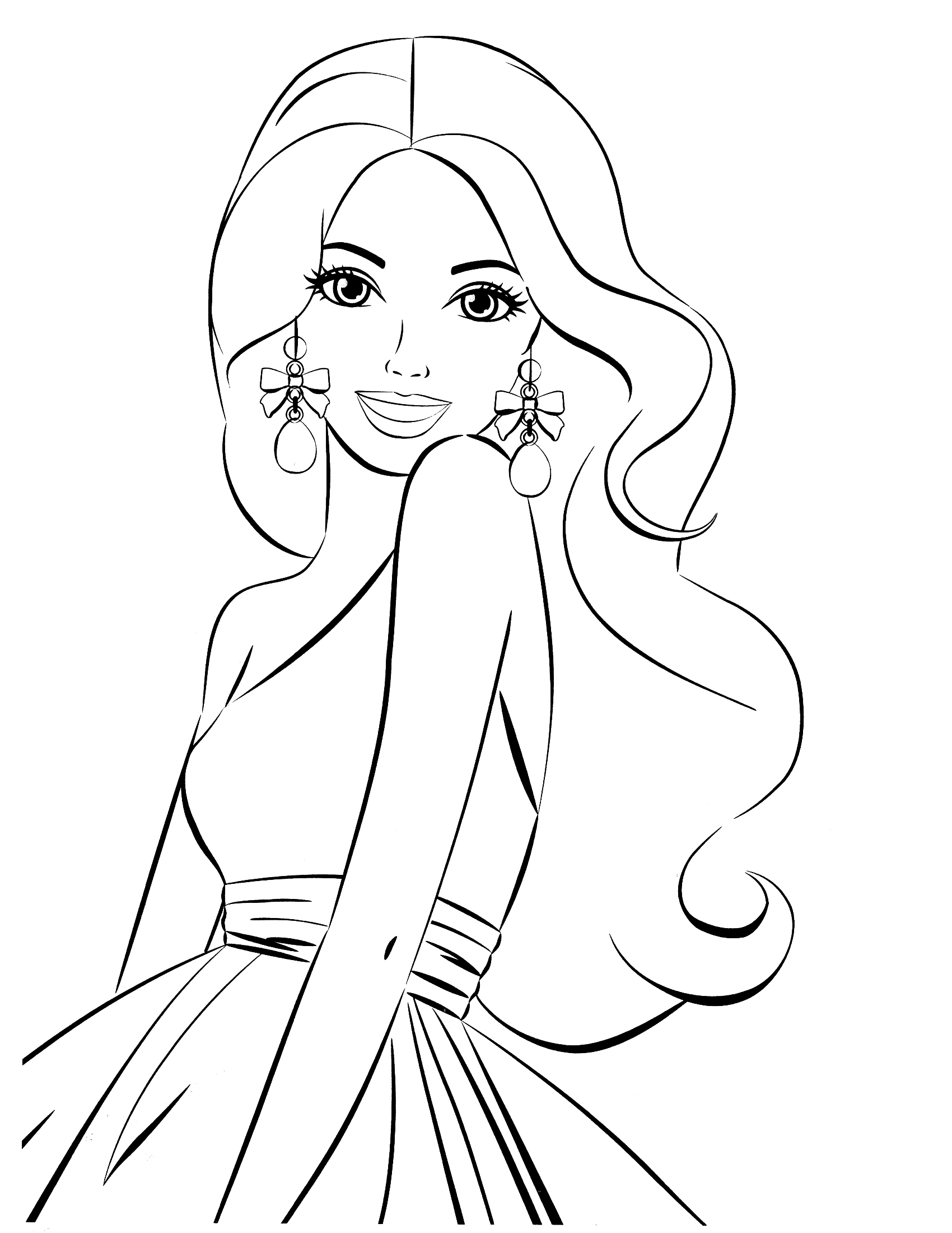 1700x2200 Best Barbie Coloring Pages For Kids Free 773 Printable