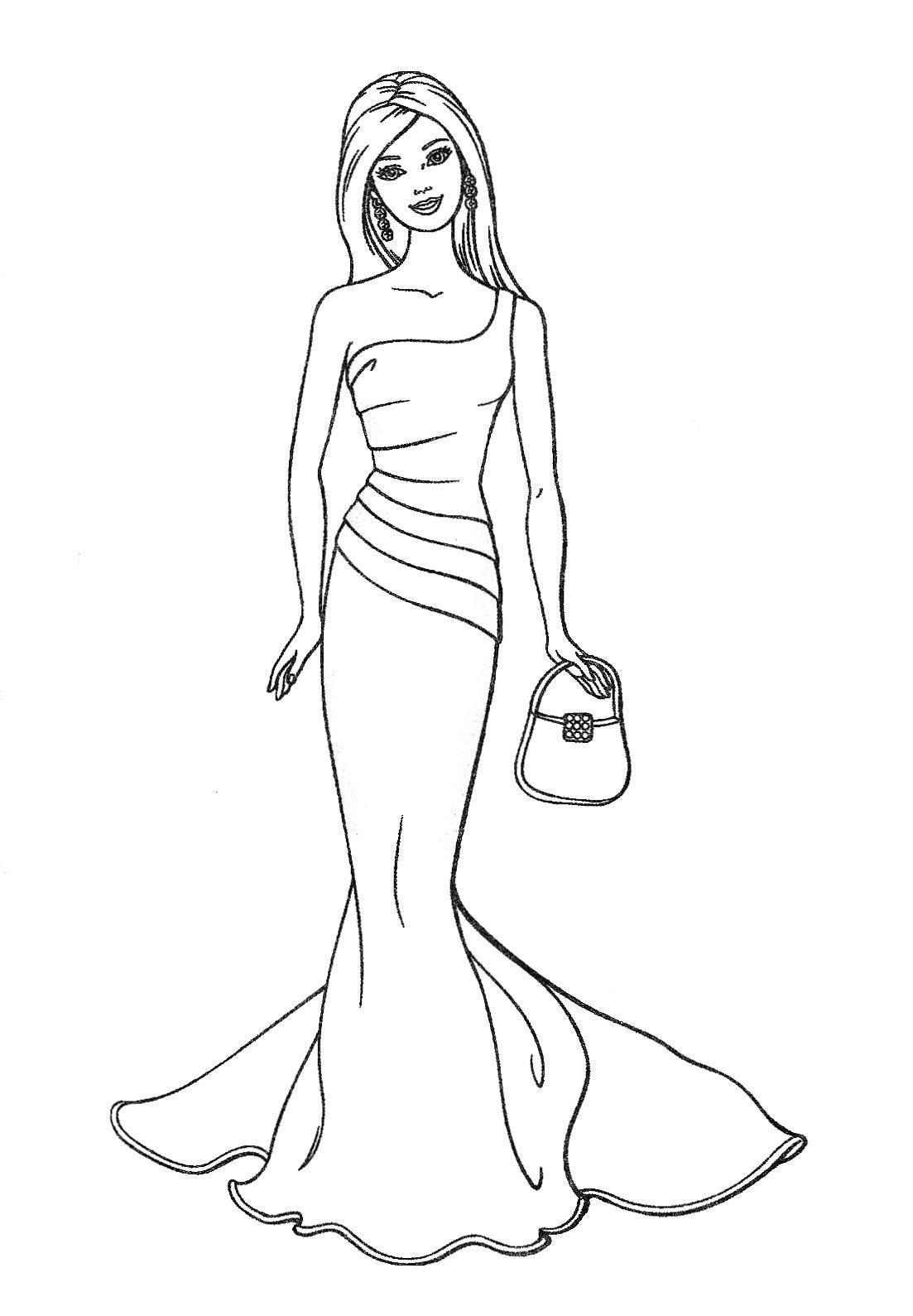 1103x1589 Colossal Barbie Coloring Pages That You Can Pr