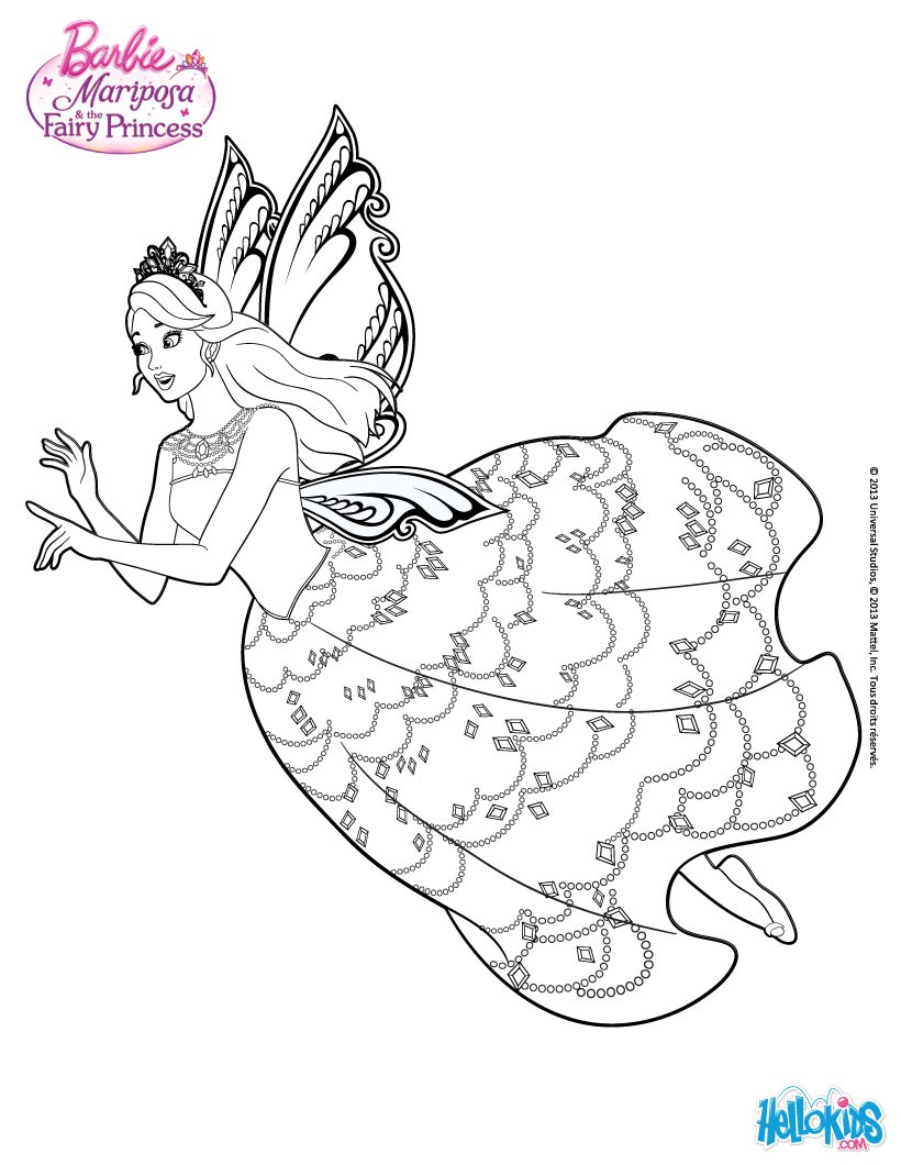 820x1060 Barbie Coloring