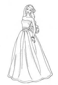 236x346 Barbie Coloring Pages For Girls Free Printable Barbie