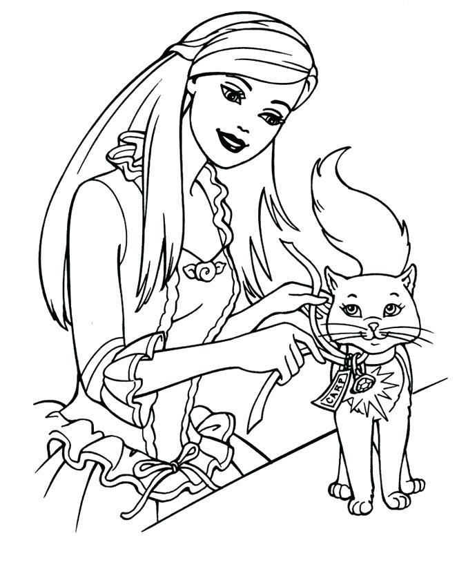 678x850 Barbie Coloring Pages Printables