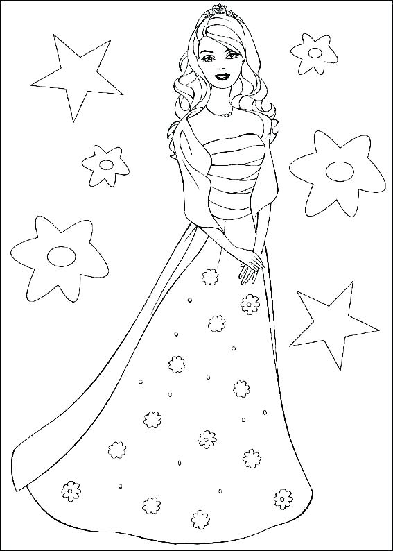 567x794 Barbie Coloring Pages Free Printable Barbie Coloring Page Barbie