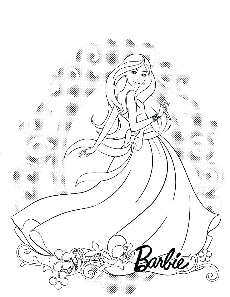 Barbie Coloring Pages Games
