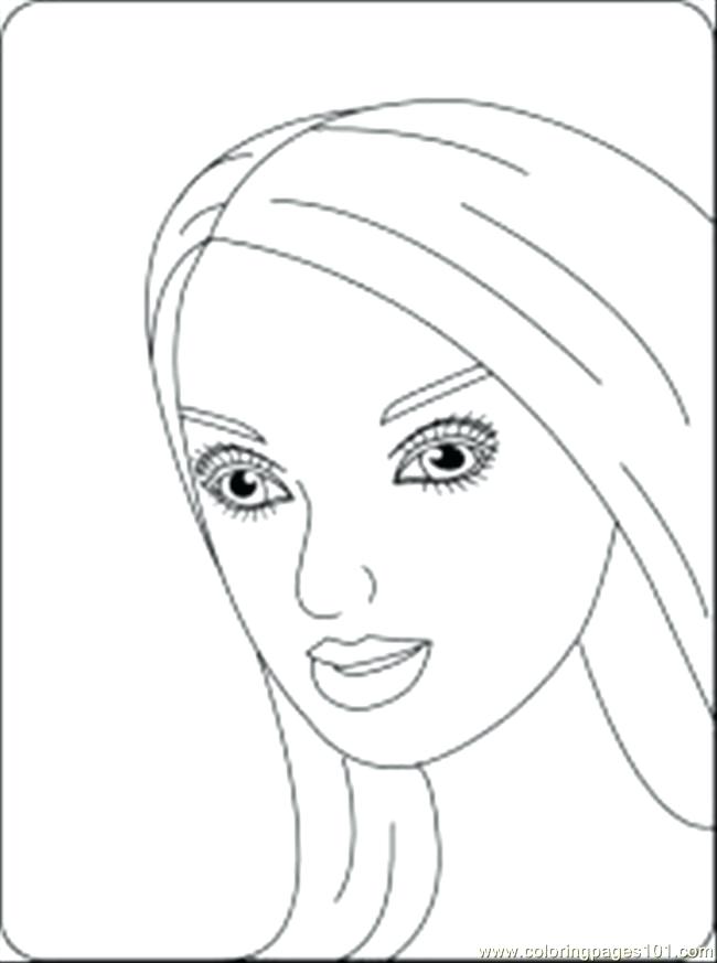 650x873 Barbies Coloring Pages Barbie Coloring Pages 1 Coloring Page