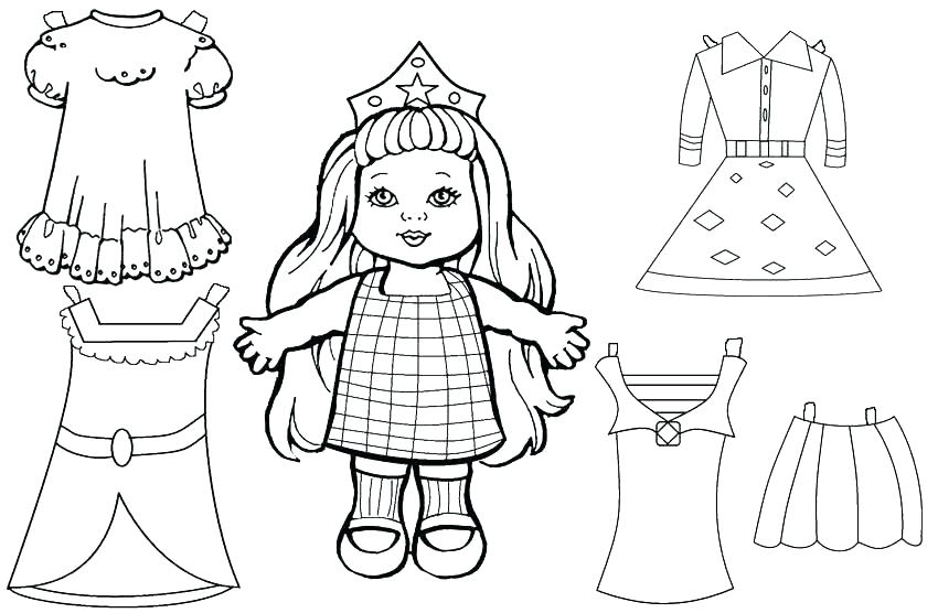 850x556 Barbie Doll Coloring Pages Doll Coloring Paper Dolls Coloring