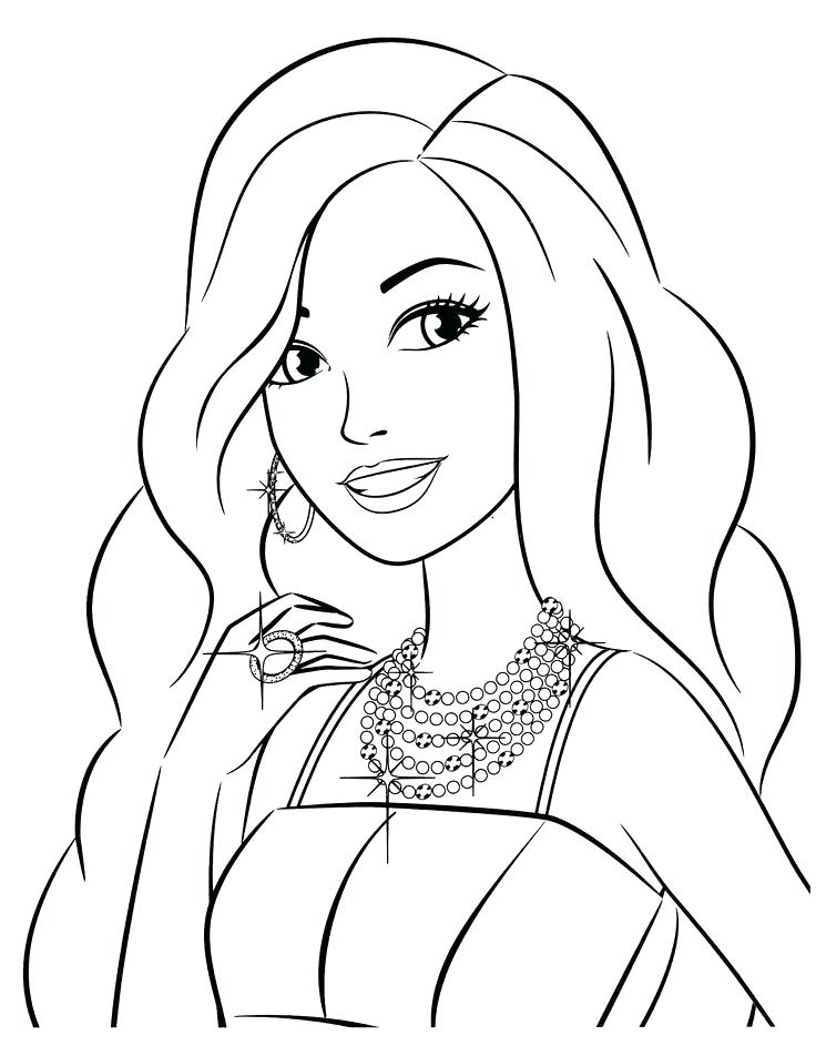 736x952 Best Barbie Coloring Pages Images On Barbie Coloring Barbie