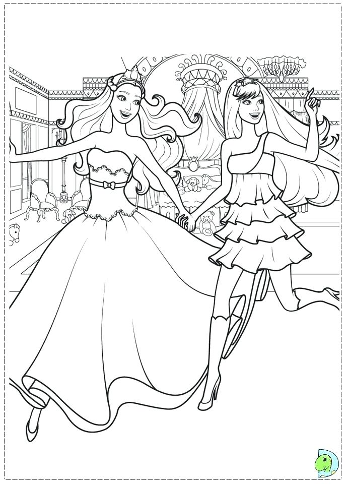 691x960 Barbie Dream House Coloring Pages Drawn Barbie 5 Barbie Life