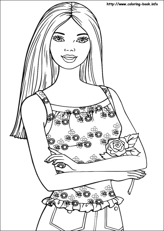 567x794 Barbie Coloring Pages Barbie Dream House Coloring Pages Kids