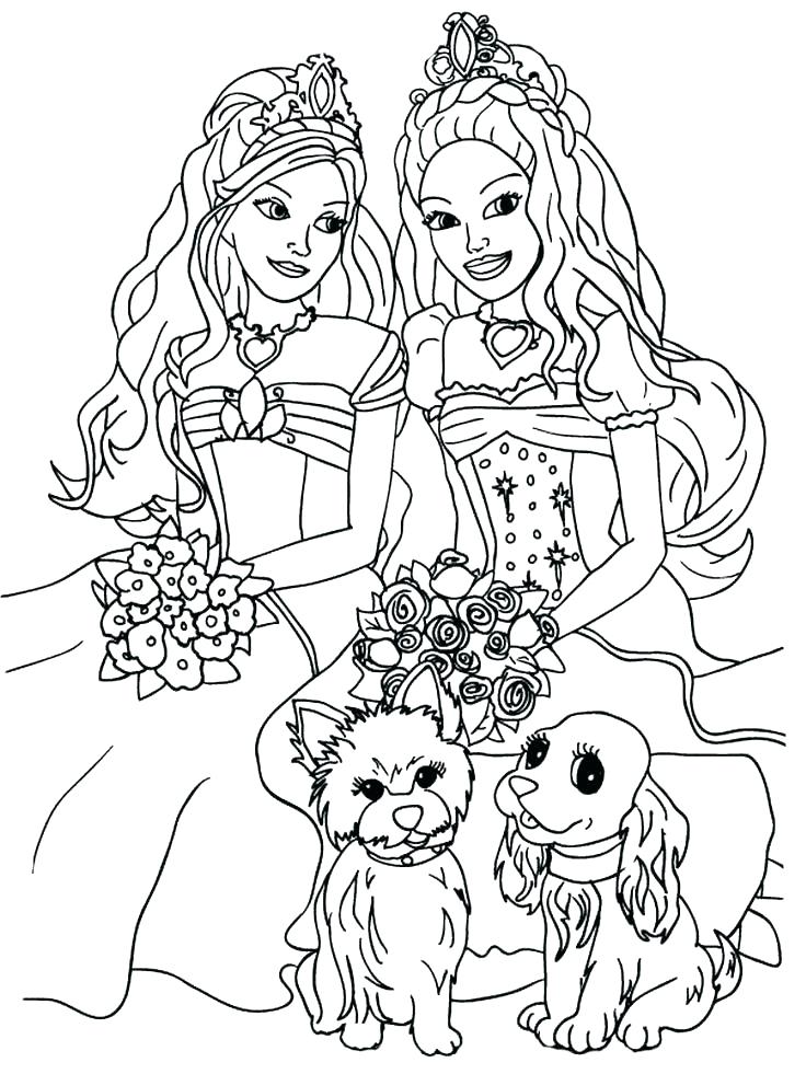 736x981 Barbie Coloring Sheets 13