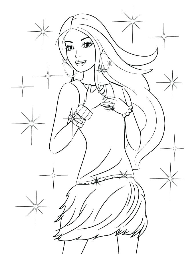 687x889 Barbie Online Coloring Pages Barbie Online Coloring Pages Amazing