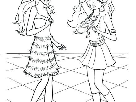 440x330 Coloring Pages For Kids Valentines Page Barbie Halloween