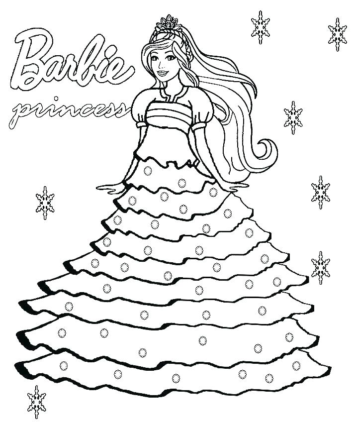 708x850 Barbie Ballerina Princess Coloring Pages Printable Barbie Coloring