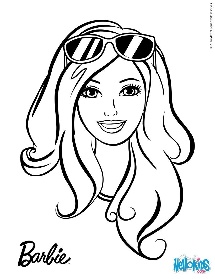 820x1060 Barbie Ready For The Summer Sun Barbie Printable 4th Birthday