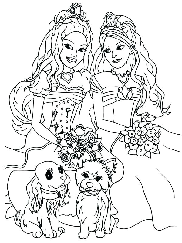 600x800 Barbie Coloring Pages Free Barbie Coloring Books Plus Best Barbie