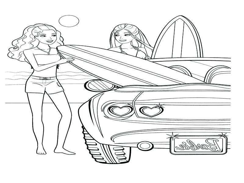 800x600 Barbie In The Dreamhouse Coloring Pages Barbie Dream House