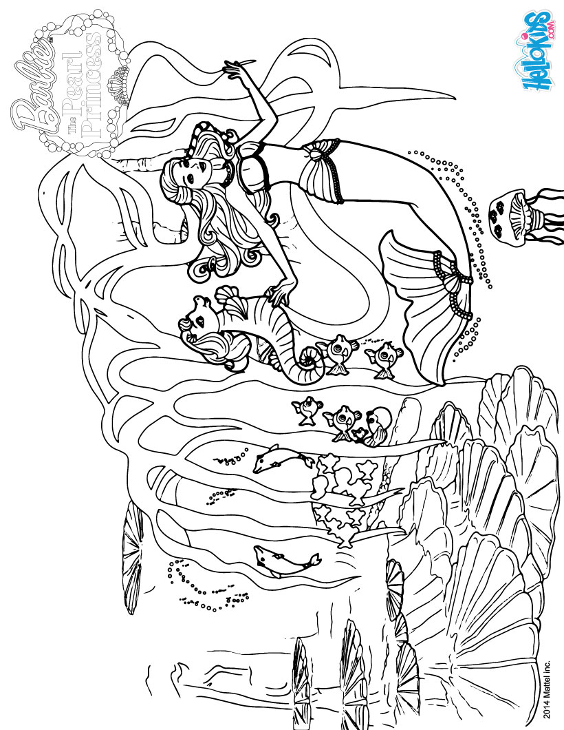 820x1060 Barbie Coloring Pages