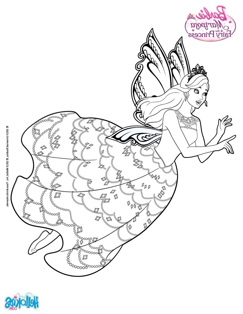 820x1060 Barbie Mariposa And Fairy Princess Catania Coloring Pages