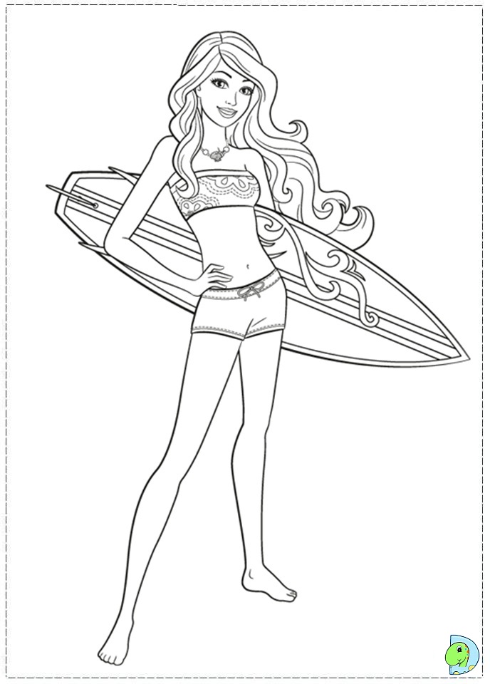 688x960 Barbie Mermaid Coloring Pages