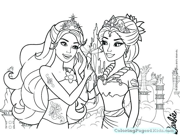 620x480 Barbie Mermaid Tale Printable Coloring Pages Of Mermaids P