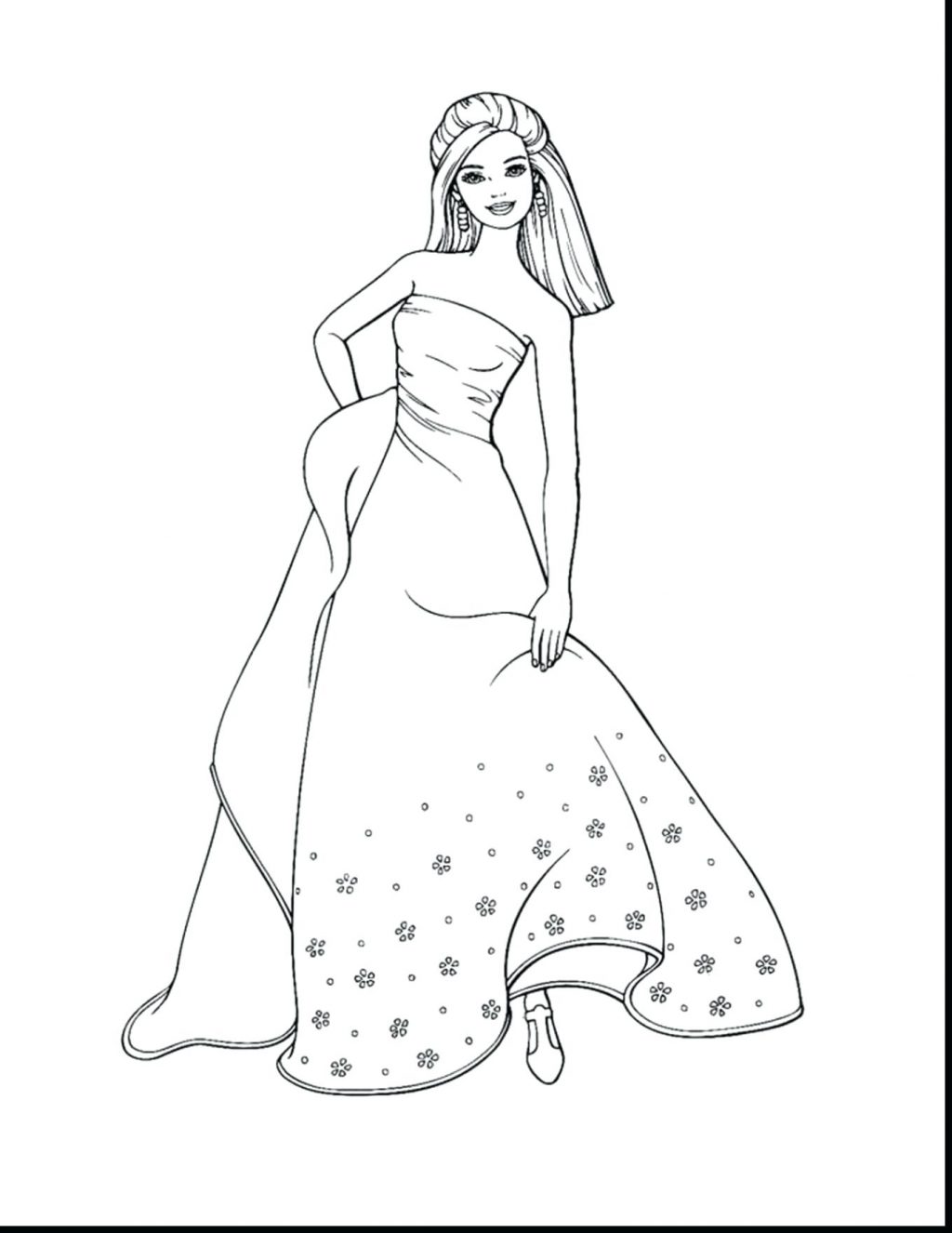 1024x1326 Coloring Pages ~ Barbie Printable Coloring Pages Remarkable