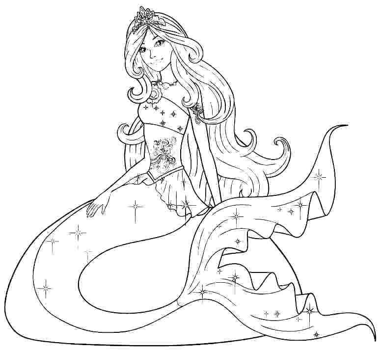 776x715 Barbie Coloring Pages To Print Picture Free Download For Your