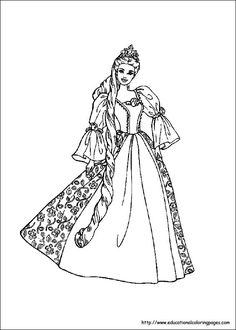 236x330 Barbie As The Princess And The Pauper Coloring Picture Barbie