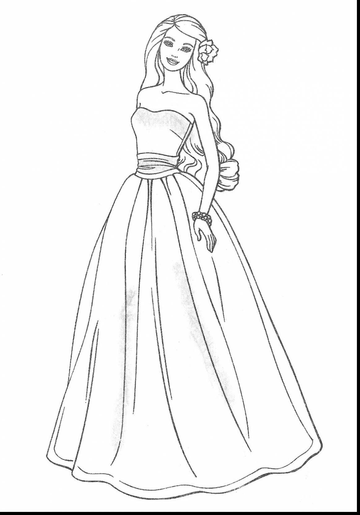 1163x1663 Barbie Princess Coloring Pages Fresh Superb Clothes With Free
