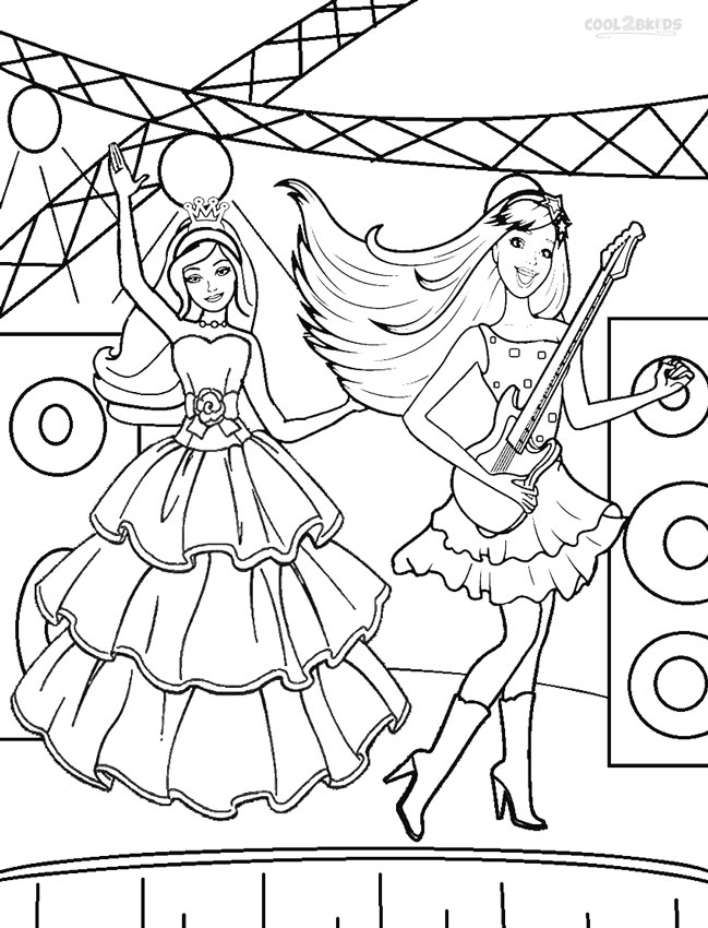 649x850 Barbie Princess And The Popstar Coloring Pages Printable Barbie
