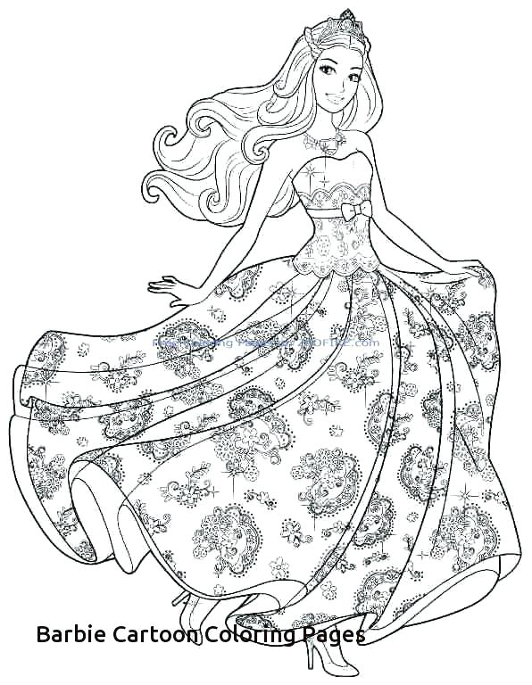 596x768 Elegant Barbie Coloring Pages For Kids And 44 Coloring Pages