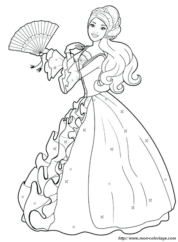 588x800 Kid Coloring Page Barbie Princess Coloring Pages 6 Book Kid