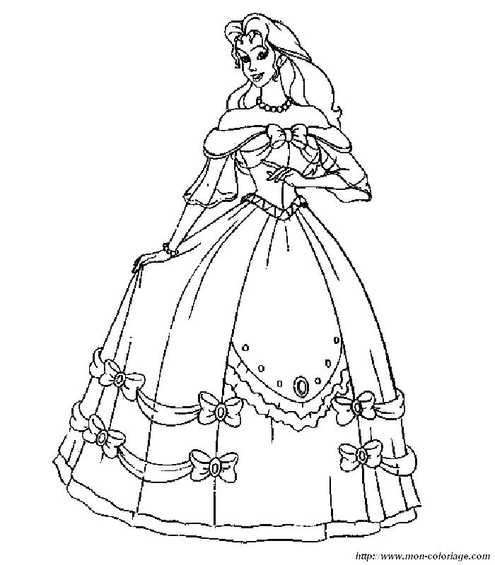 700x800 Dress Coloring Pages Dresses Coloring Pages Barbie Wedding