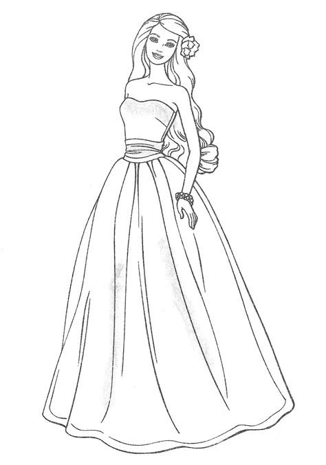 474x677 Wedding Barbie Coloring Pages Gtgt Disney Coloring Pages, Barbie