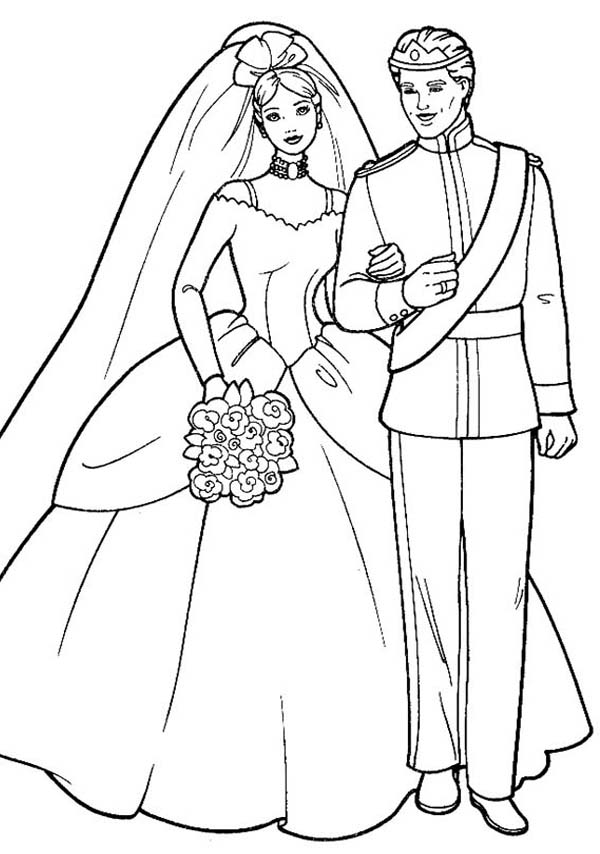 600x854 Barbie And Ken Coloring Pages