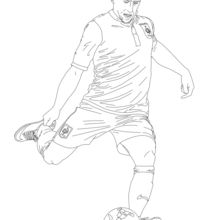220x220 Soccer Players Coloring Pages